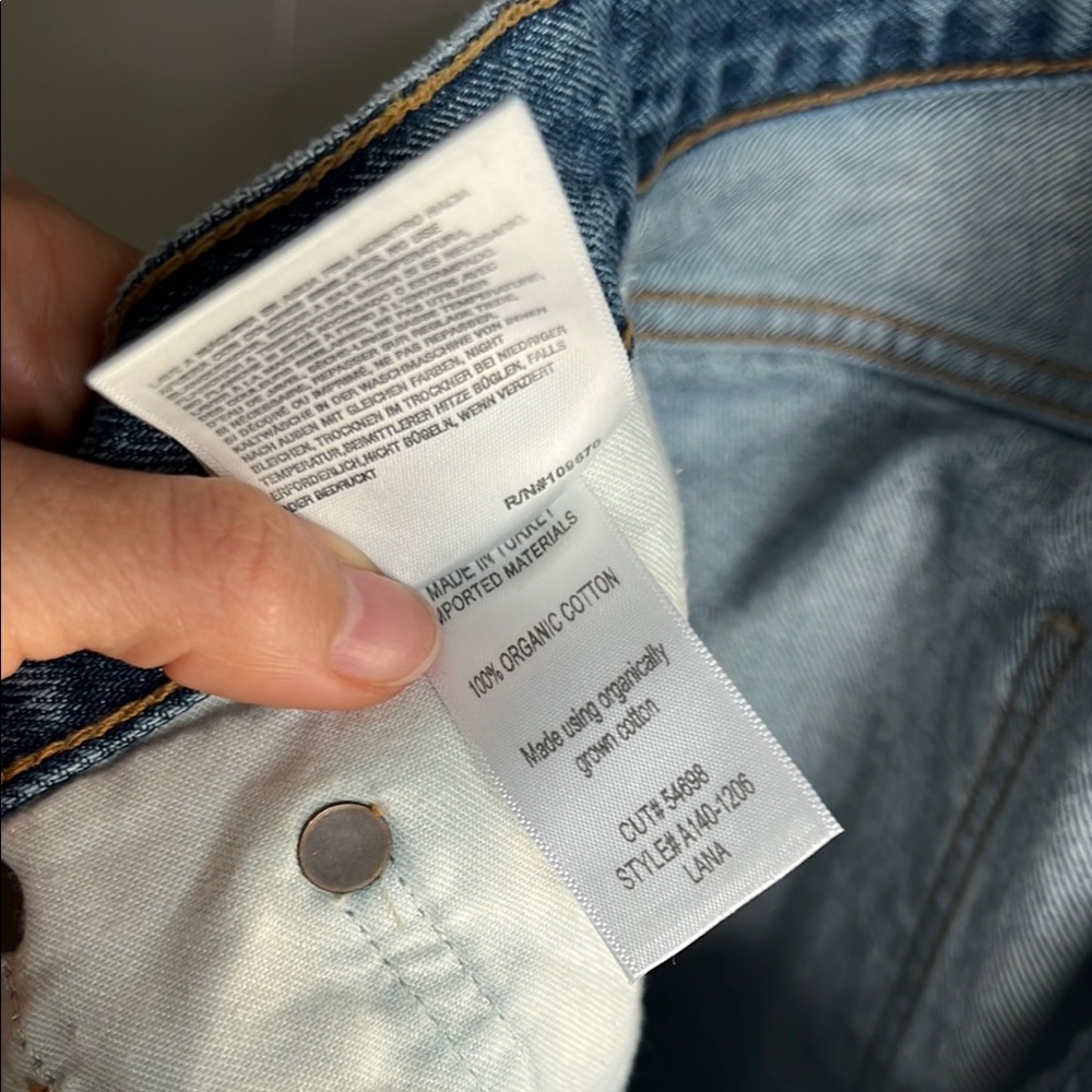 AGOLDE Lana Blue Jeans, size 26 - Picture 13 of 13